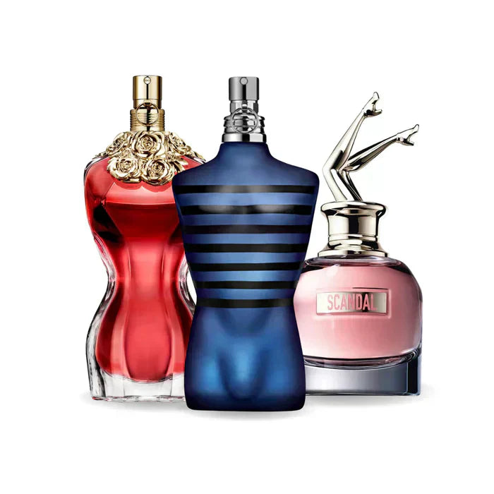 3 Perfume Set: LA BELLE, ULTRA MALE y Gaultier SCANDAL 100ml